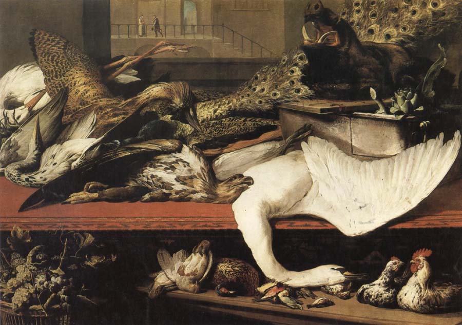 Still life with Poultry and Venison